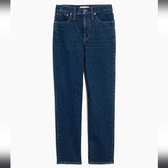 Madewell The Perfect Vintage Straight Jean Women's Size 28 Dark Navy Wash - Picture 1 of 13
